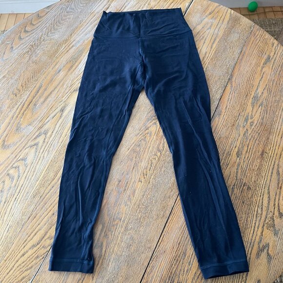 LULULEMON LW dk blue legging/inseam-24". sz 4 - Picture 1 of 4